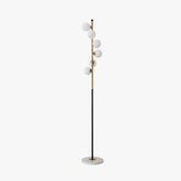 Modern Globe Glass Floor Lamp for Living Room